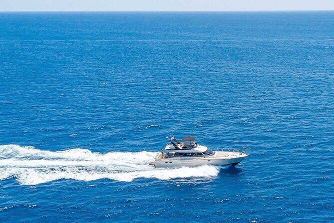 Half-Day Private Yacht Cruise in Rhodes - Kalithea Bay (Kallithea Springs): the longest water time