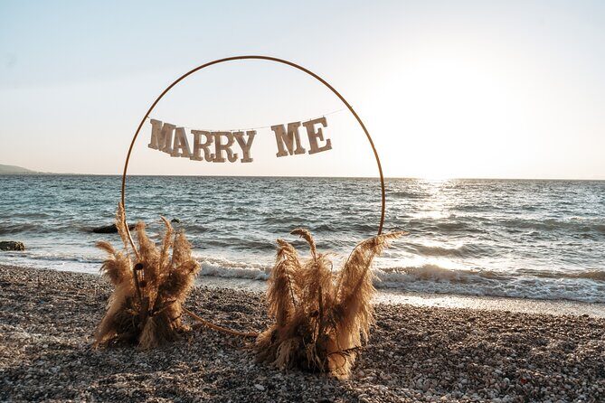 Private Marriage Proposals - Rhodes private marriage proposal: where the magic happens